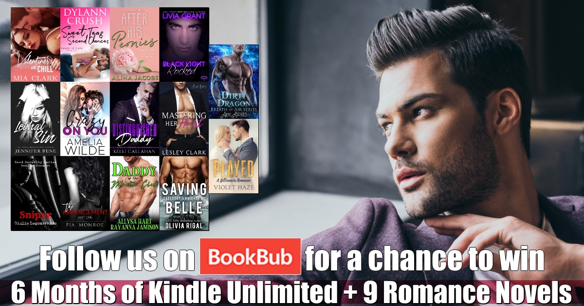 Follow Me on Bookbub for a Chance to Win 6 Months of Kindle Unlimited